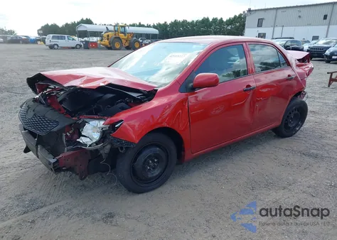 2010 Toyota Corolla Le z USA, uszkodzony, nr VIN 2T1BU4EE8AC522617
